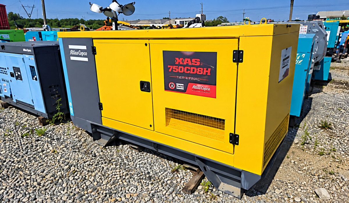 Дизельный генератор Atlas Copco QES80, 72-77 кВт, б/у