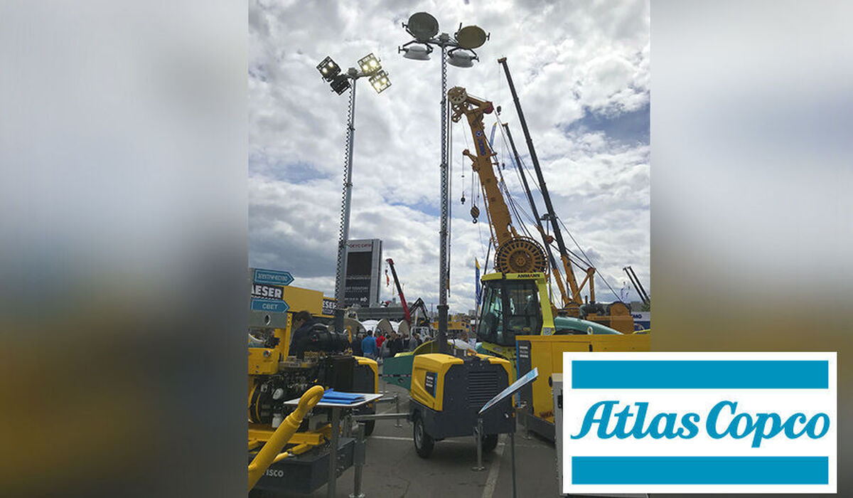Осветительная мачта Atlas Copco HiLight V4, б/у